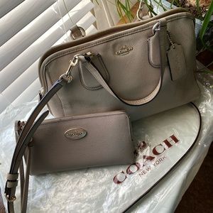 Coach Handbag and wristlet